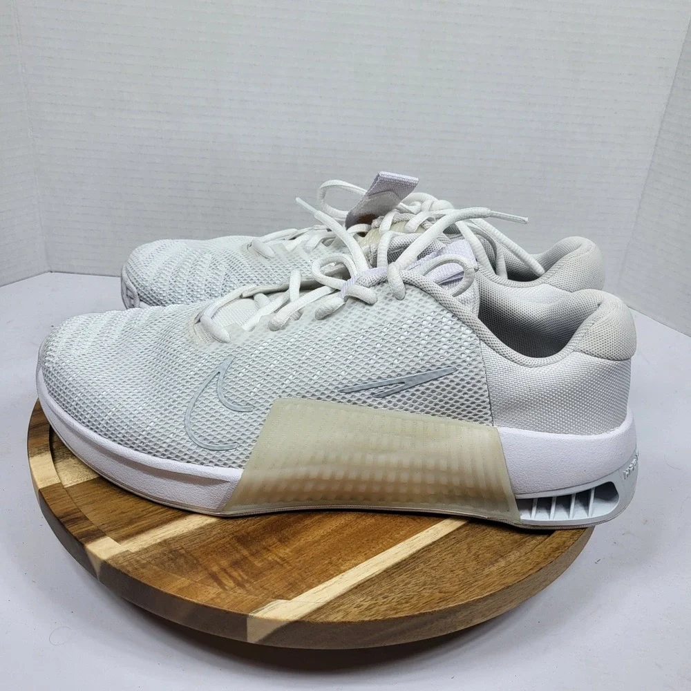Nike Metcon 9 Training Shoes Womens 10 White DZ2537-103 Excellent Crossfit Gym